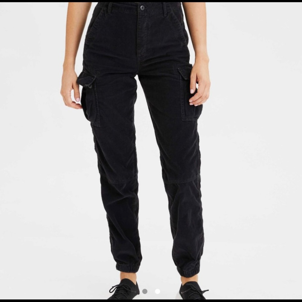 Bershka black cargo pants